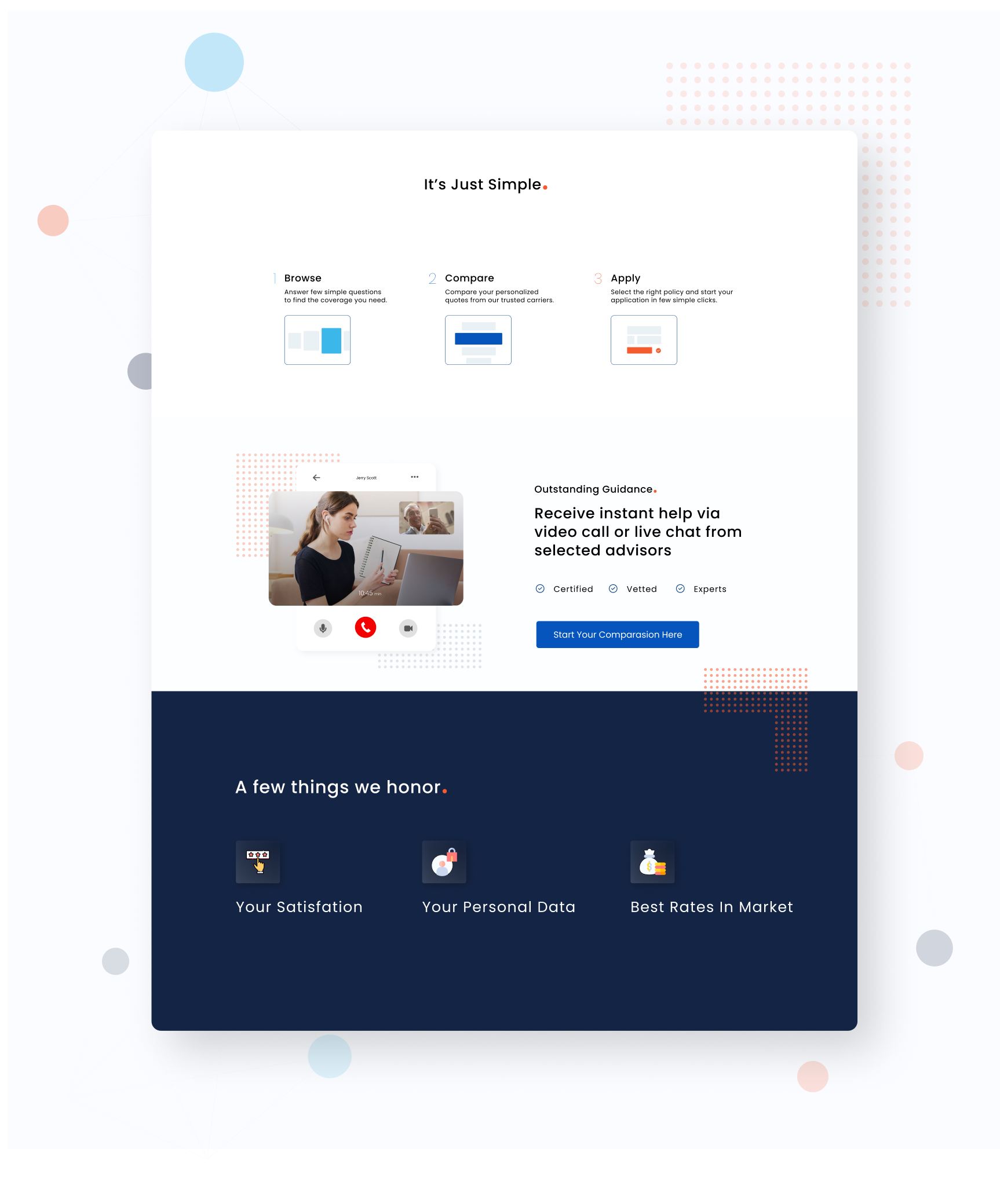 Smart Policies landing page